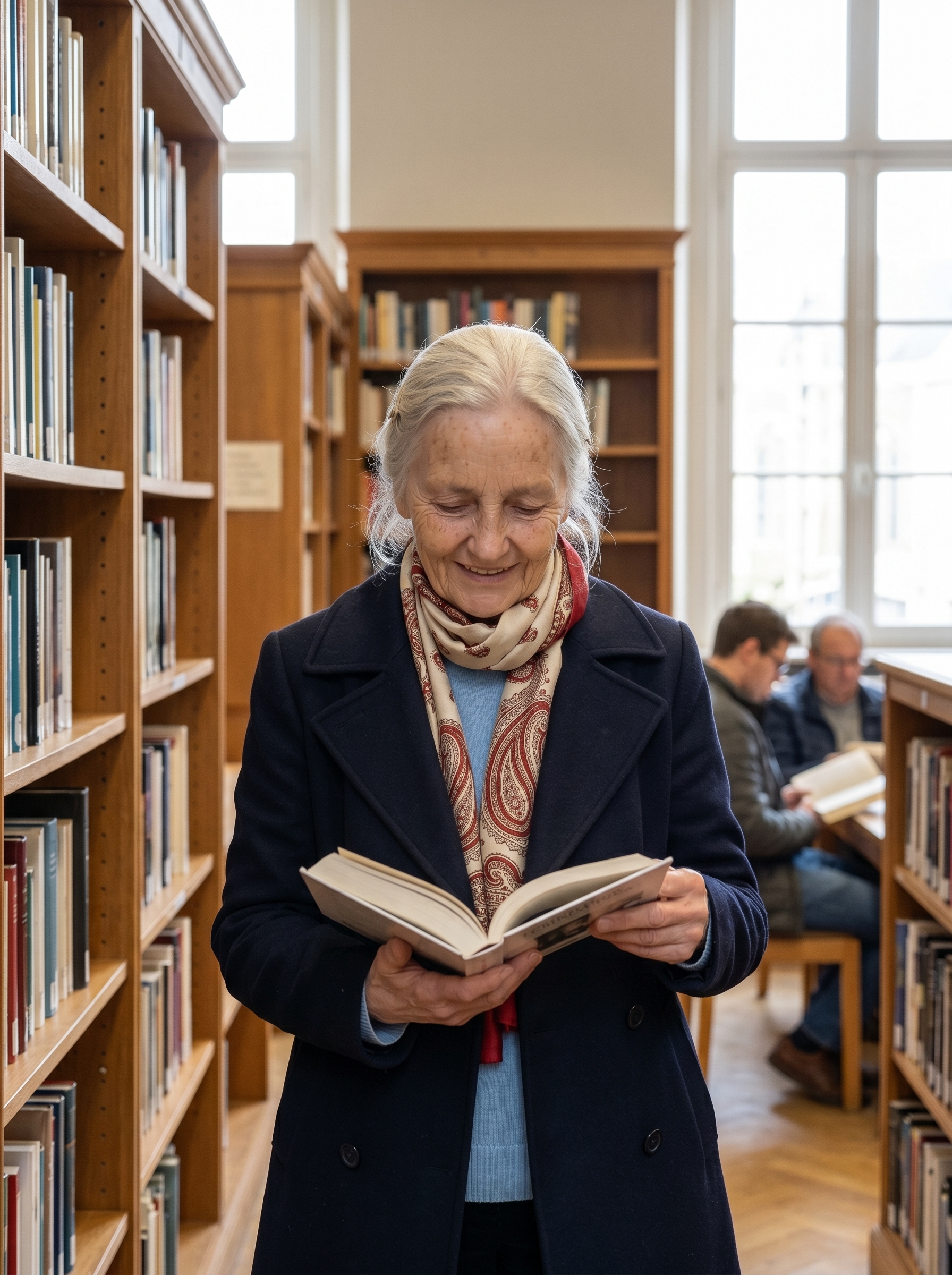 Dorothy at the public library